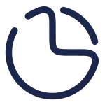 Pie Chart 3 SVG Icon